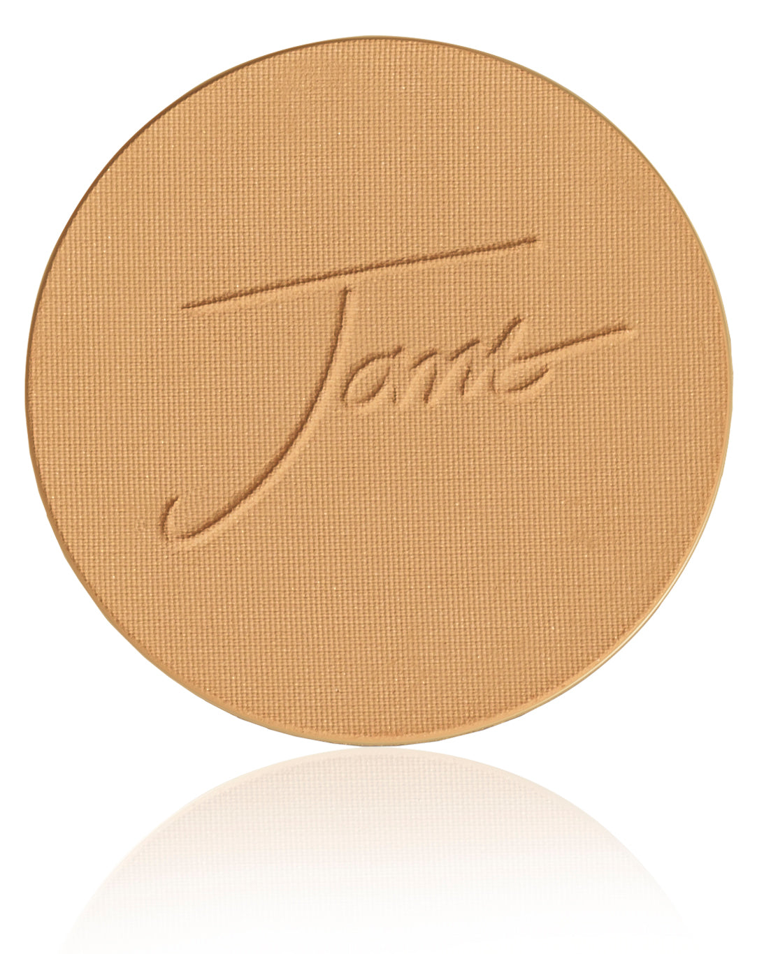 Tarte PurePressed® Base Mineral Foundation SPF 20/15 Refill, a tan pressed powder in a round pan, offering natural, buildable coverage and SPF protection.