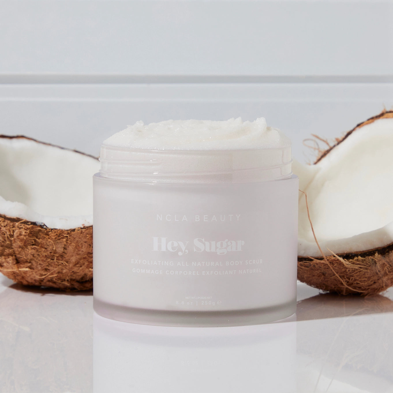 Hey, Sugar Exfoliating Natural Body Scrub - Coconut Vanilla