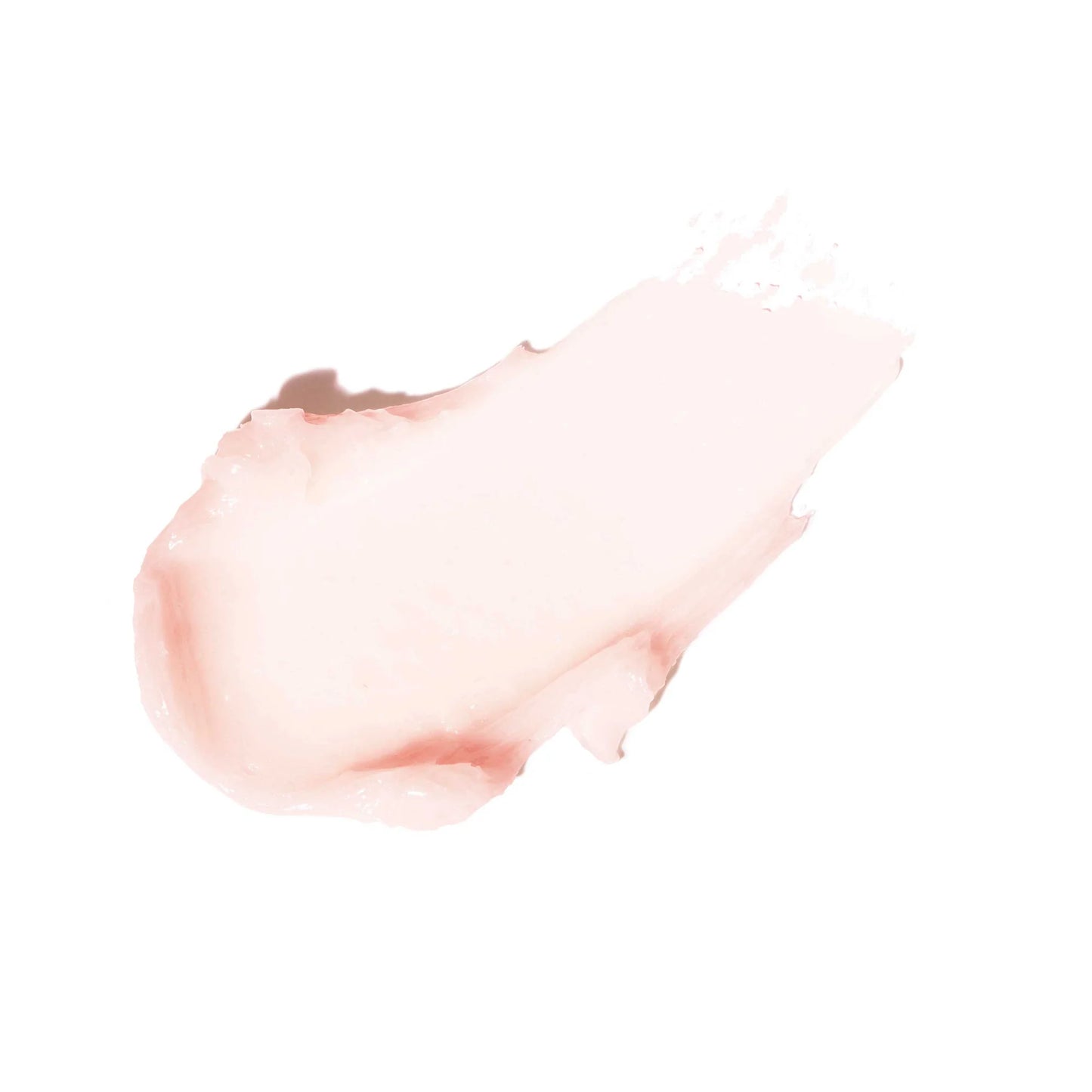 Just Kissed® Lip and Cheek Stain: A light-pink creamy smear showcasing its nourishing, pH-reactive formula for personalized lip and cheek color.