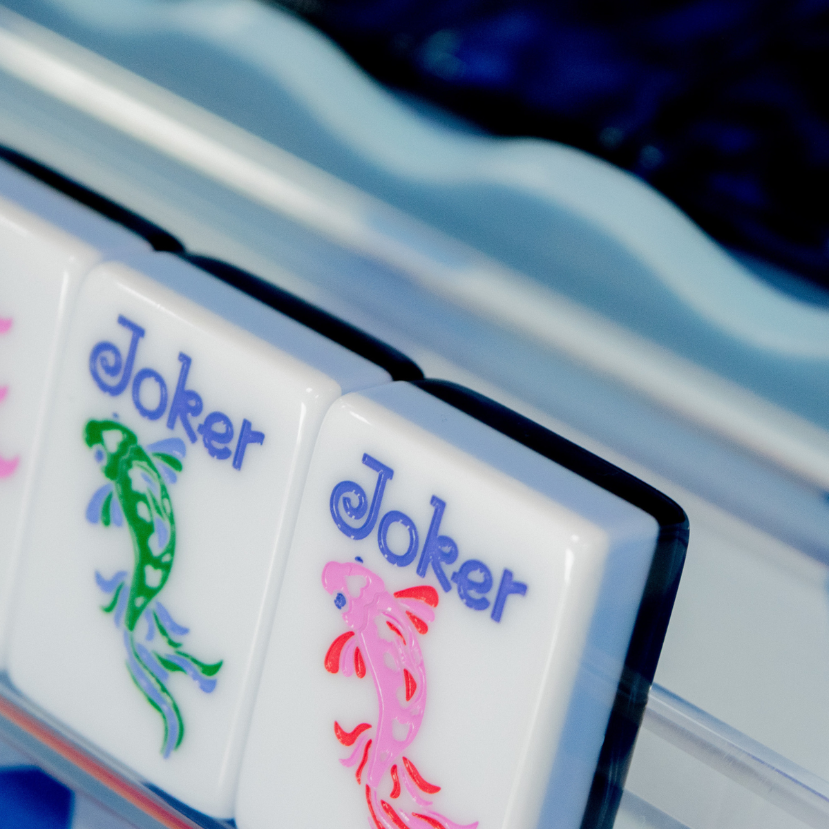 The Jubilee Mahjong Tiles: Midnight Blue