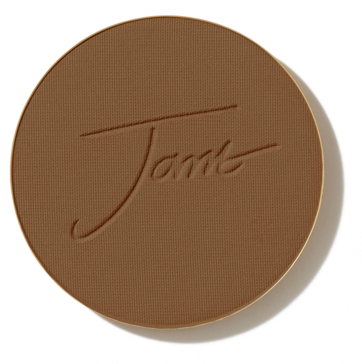 Tarte-branded compact bronzer in a round pan, embossed with Tarte, complements the PurePressed® Base Mineral Foundation SPF 20/15 Refill.