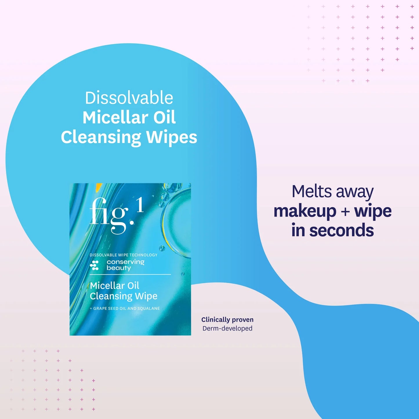 Micellar Oil Cleansing Wipes - 14 Biodegradable Wipes