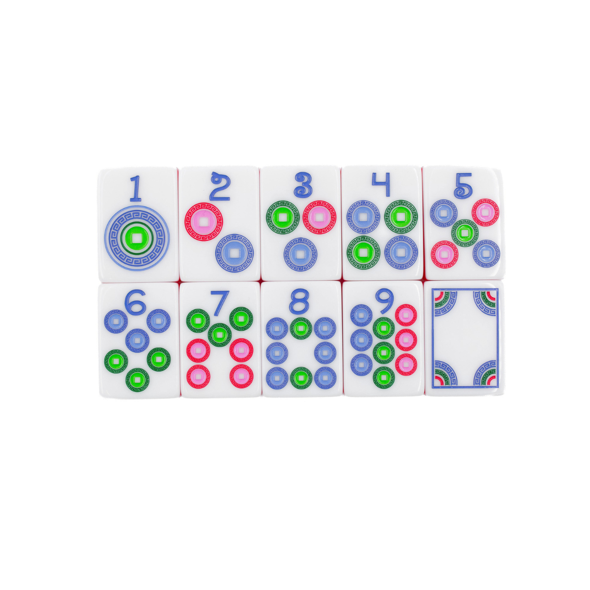 The Jubilee Mahjong Tiles: Midnight Blue