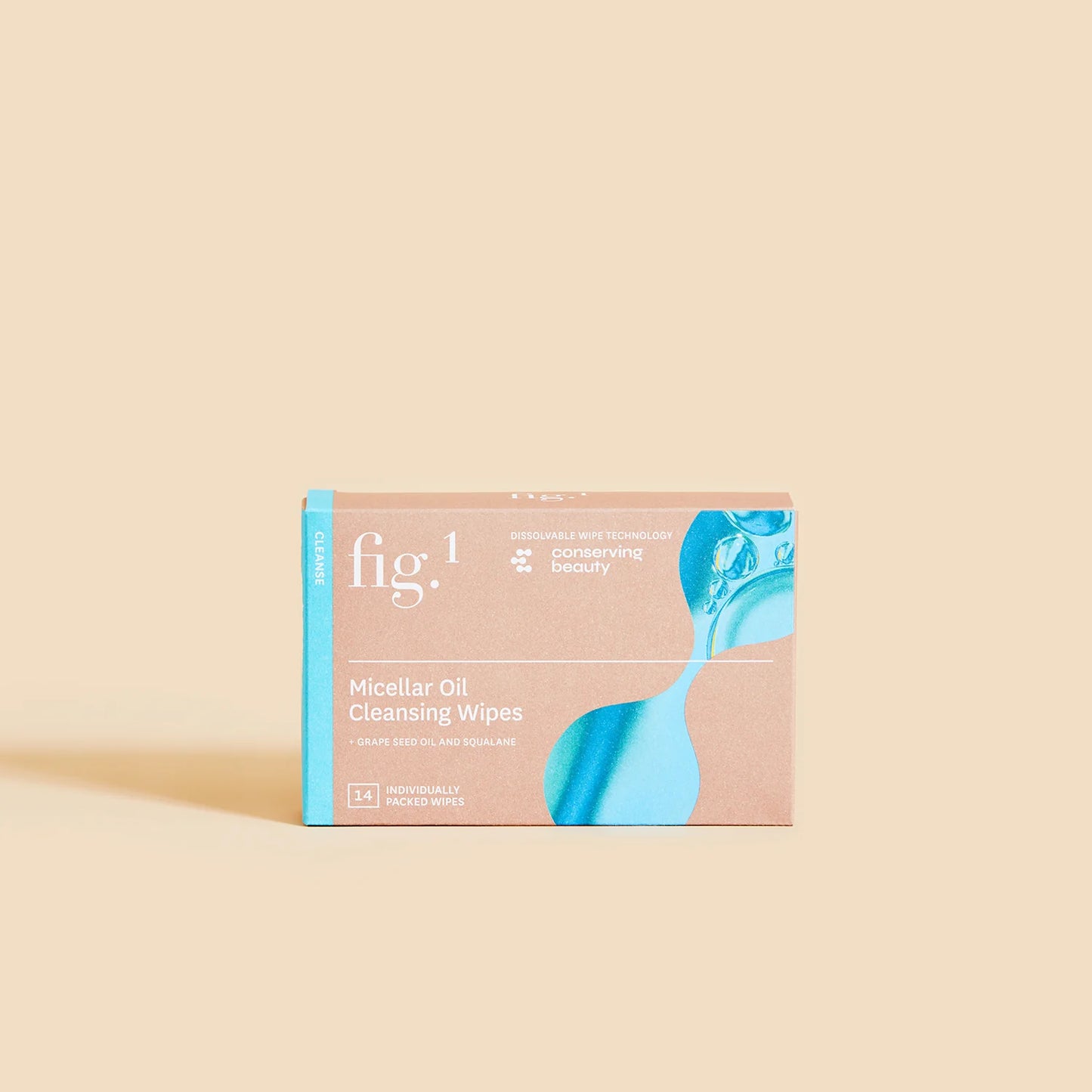 Micellar Oil Cleansing Wipes - 14 Biodegradable Wipes