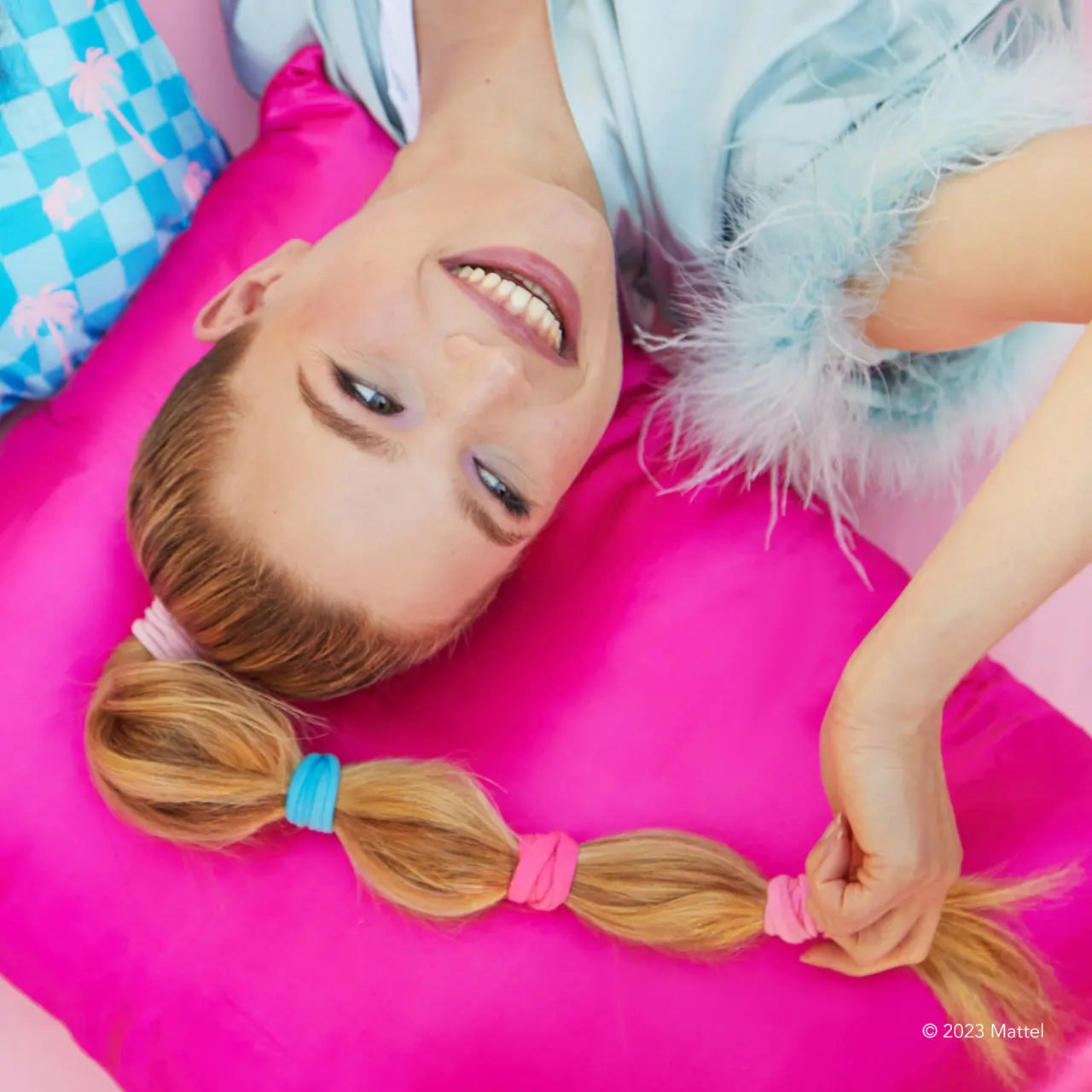 Barbie™ x Kitsch Satin Pillowcase Barbie™  Pink - Standard/Queen Size