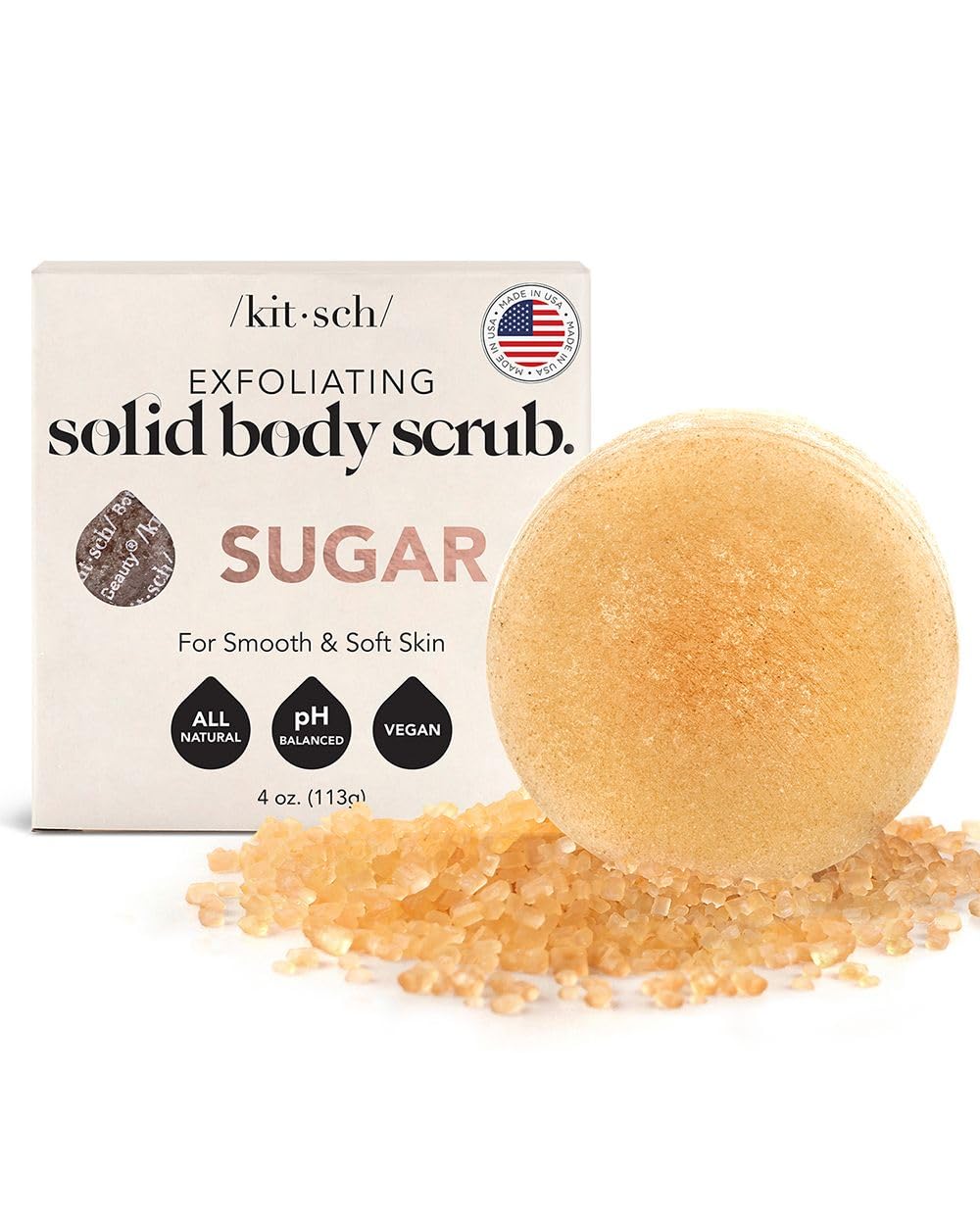 Exfoliating Sugar Solid Body Scrub