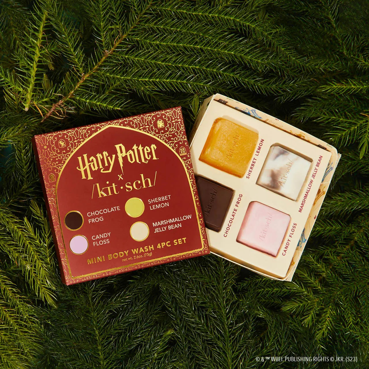 Harry Potter x Kitsch Body Wash 4pc Set