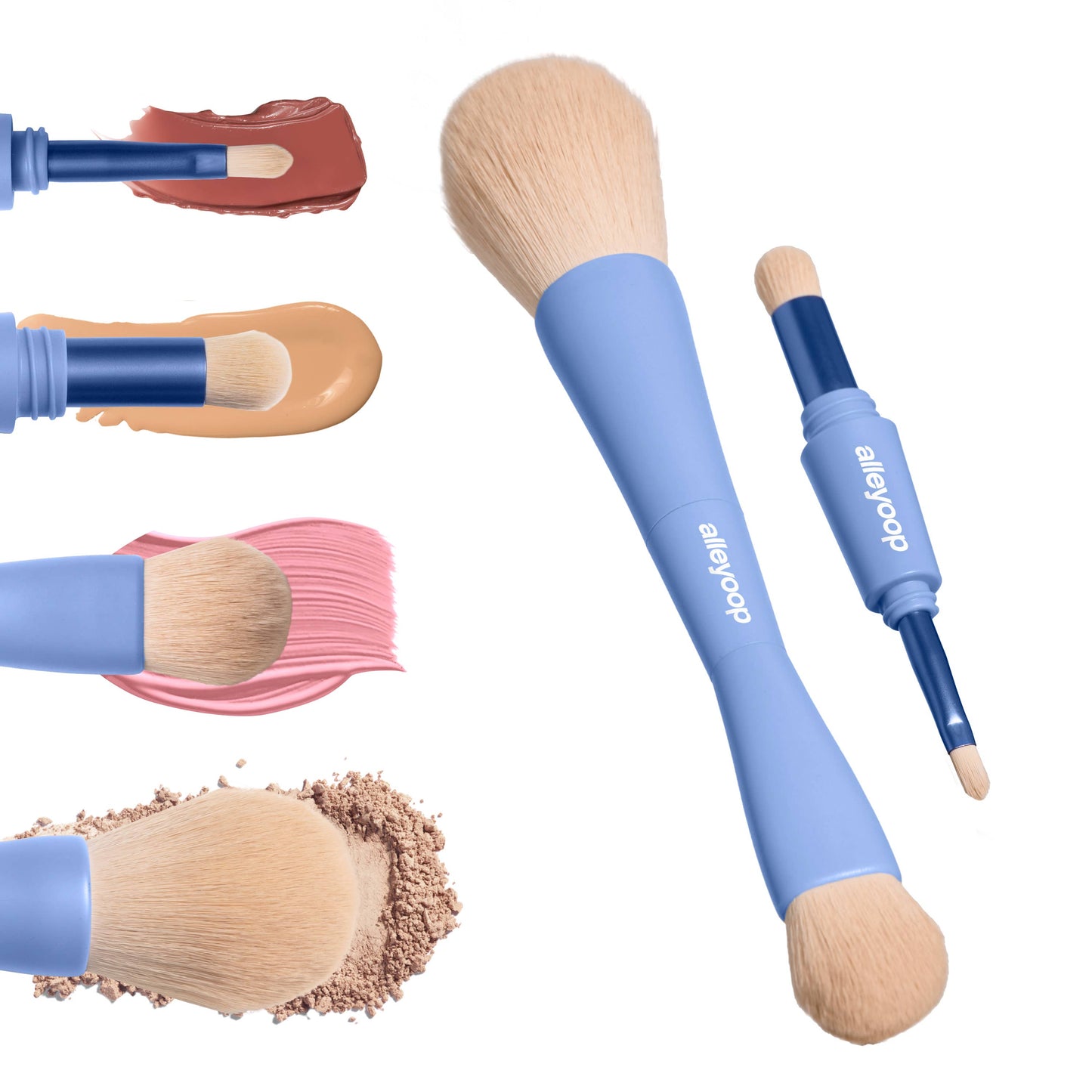 Overachiever - 4-in-1 Makeup Brushes