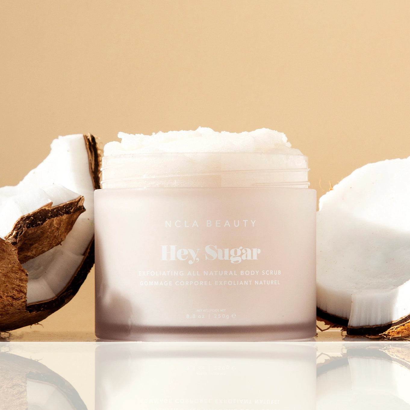 Hey, Sugar Exfoliating Natural Body Scrub - Coconut Vanilla