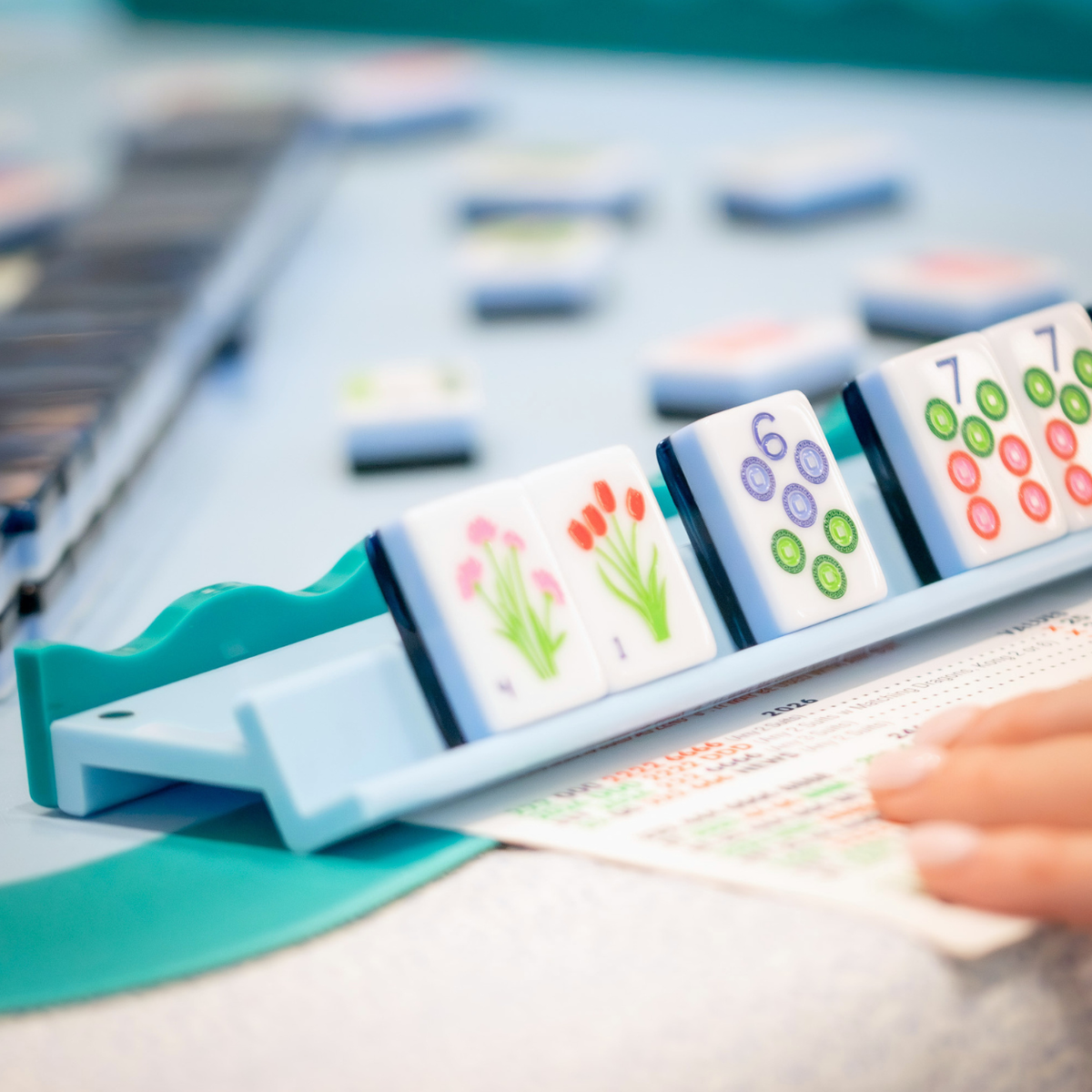 The Jubilee Mahjong Tiles: Midnight Blue