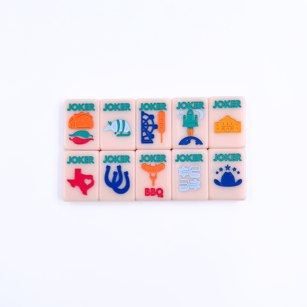 The Texas Mahjong Tiles