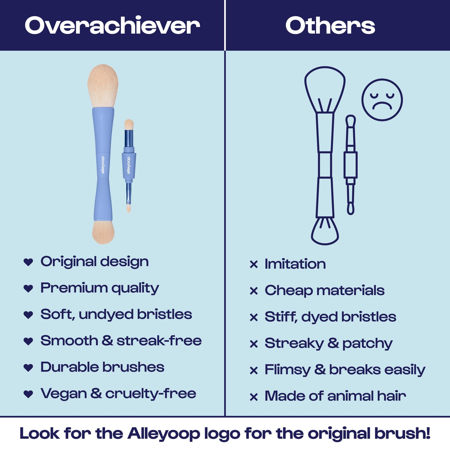 Overachiever - 4-in-1 Makeup Brushes