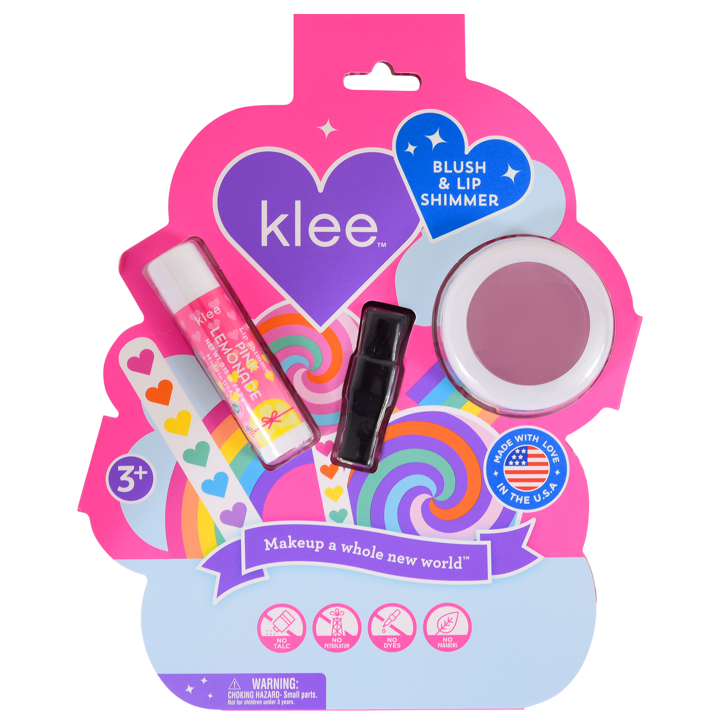 Rainbow Glitz - Blush and Lip Shimmer Set