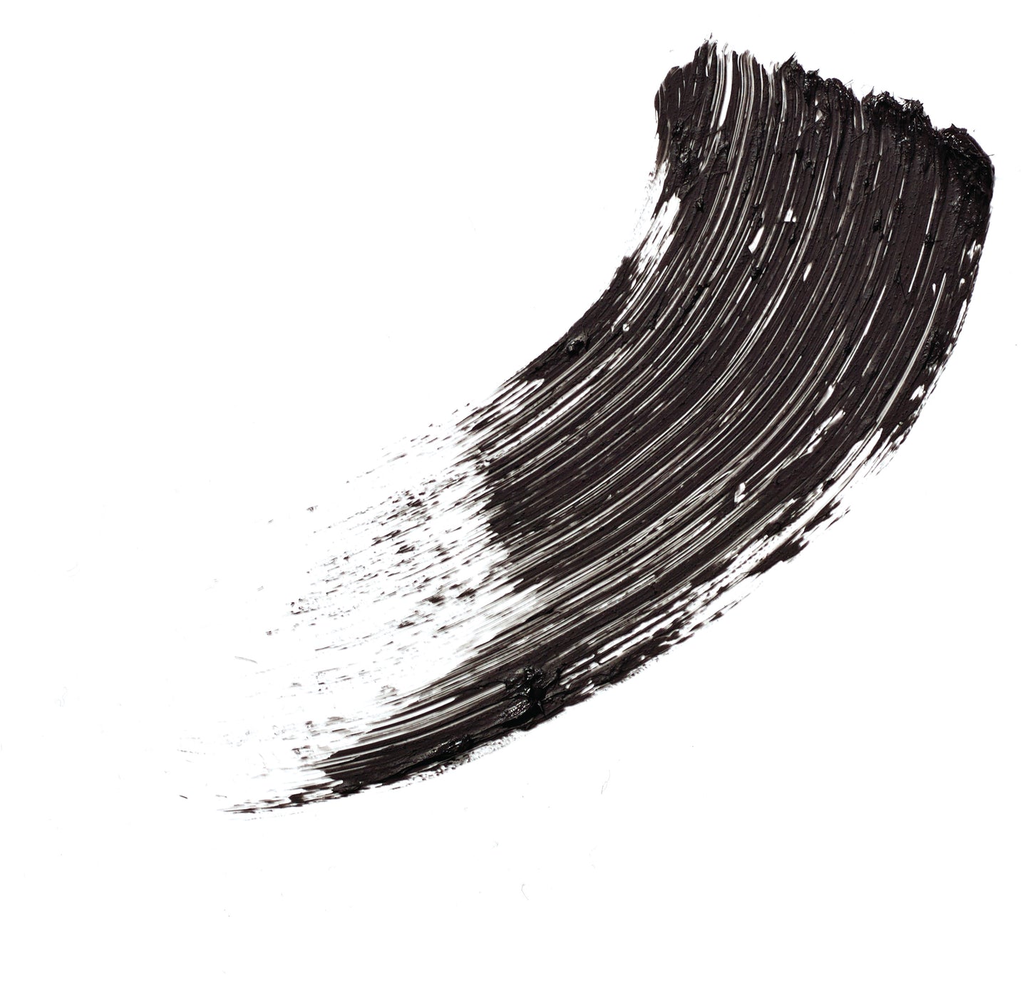Abstract brush-stroke resembling mascara application, highlighting the dramatic length and thickness achieved with Longest Lash Thickening and Lengthening Mascara from Beauty Shop Bellaire.