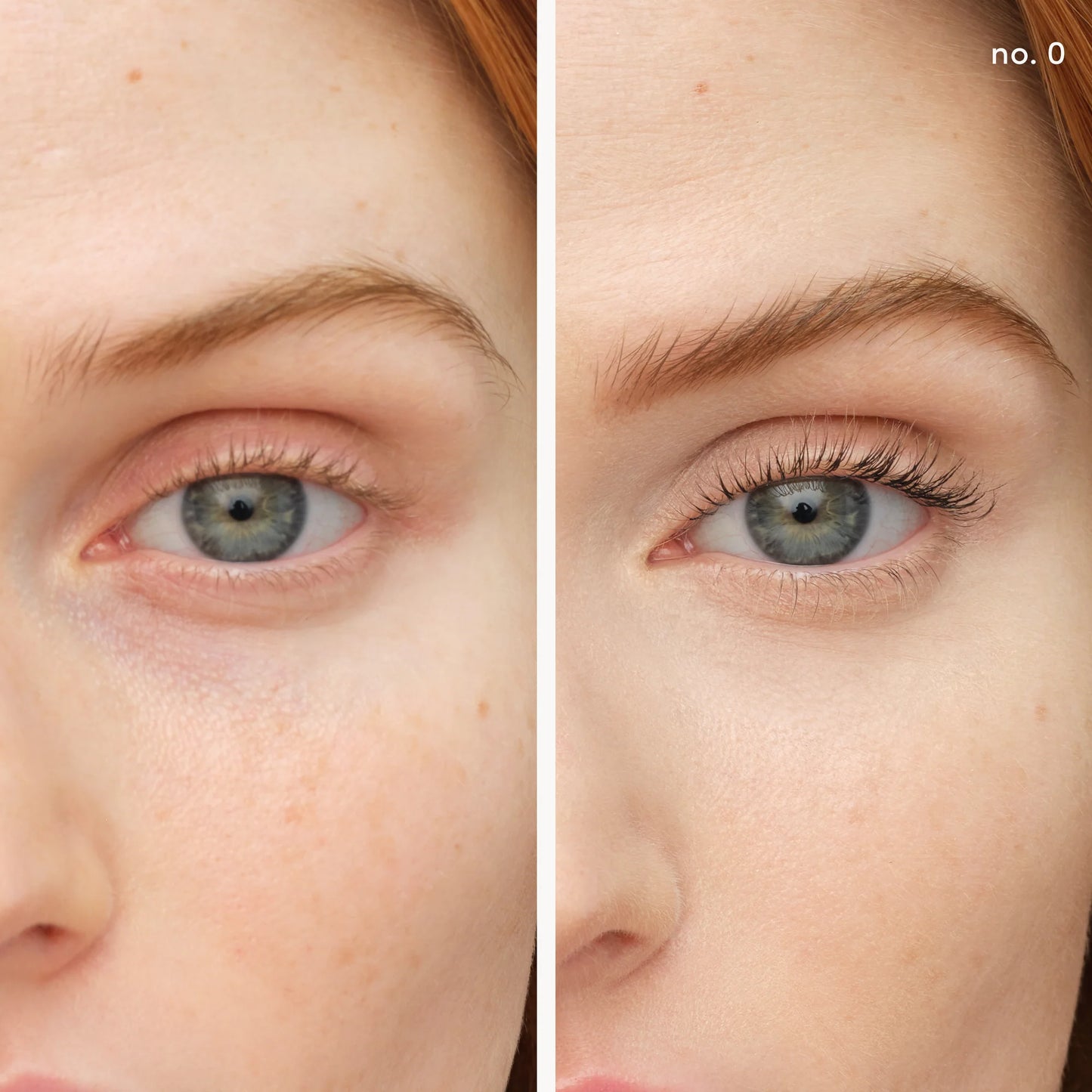 Enlighten Plus Under-eye Concealer demo: bare skin vs. brightened, smoothed eye area, showcasing its brightening and nourishing effects with hyaluronic acid and CoQ10.