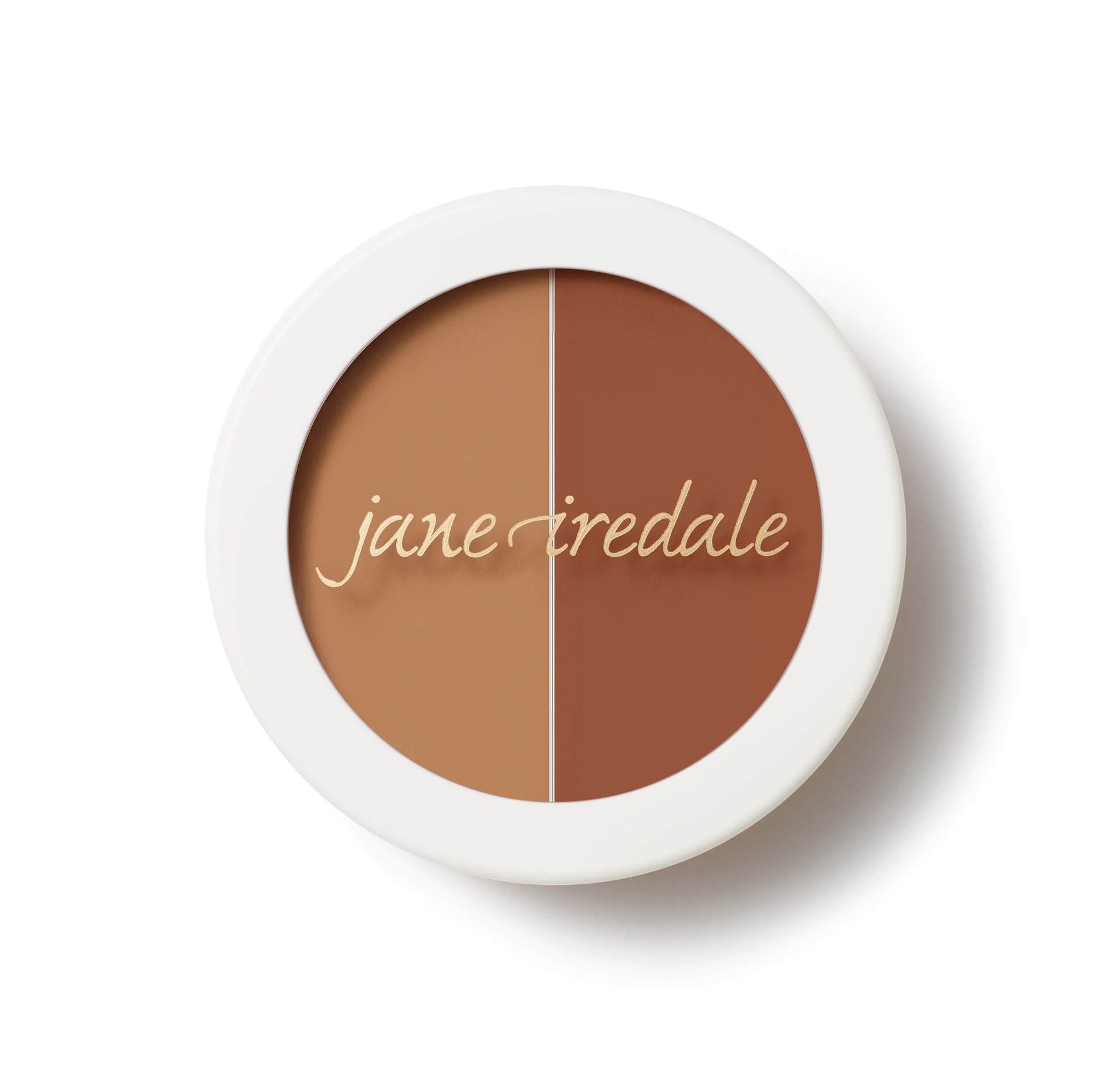 Circle\Delete® Concealer compact with dual shades for brightening and spot correction, featuring a creamy, blendable formula ideal for natural coverage.