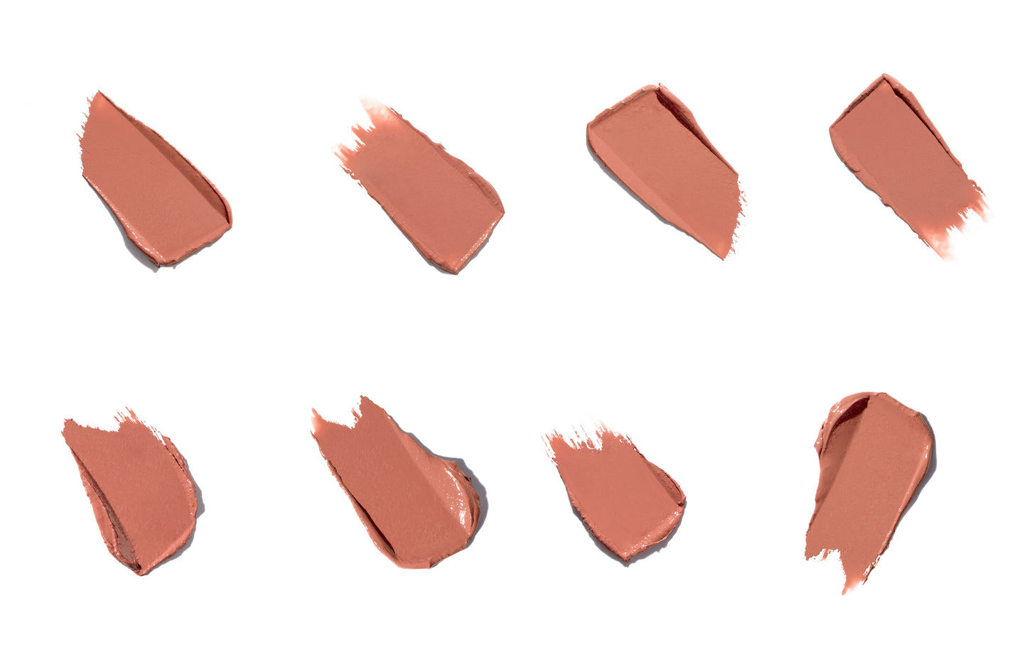 ColorLuxe Hydrating Cream Lipstick swatches displaying a creamy, satin finish, highlighting the luxurious texture and vibrant color of this nourishing, all-day wear lipstick.