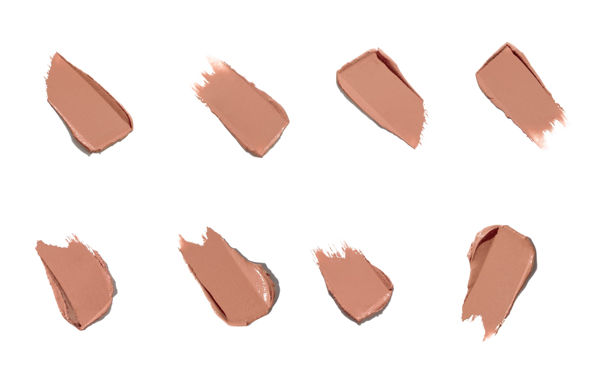 ColorLuxe Hydrating Cream Lipstick swatches, showcasing creamy texture and satin finish, highlighting the luxurious, hydrating formula enriched with Hyaluronic Acid for soft, vibrant lips.