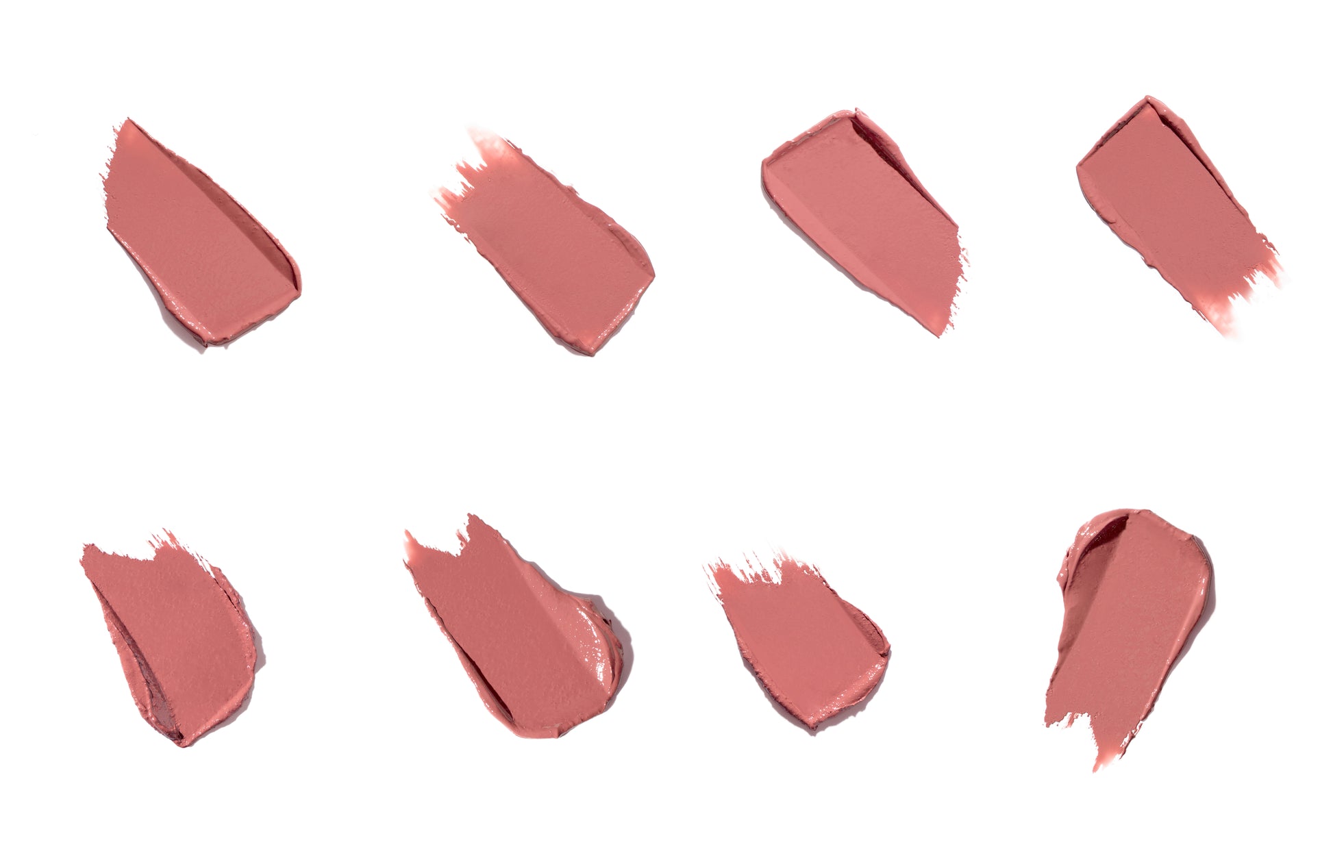 ColorLuxe Hydrating Cream Lipstick swatches in pink-mauve, showcasing its creamy texture and rich color.