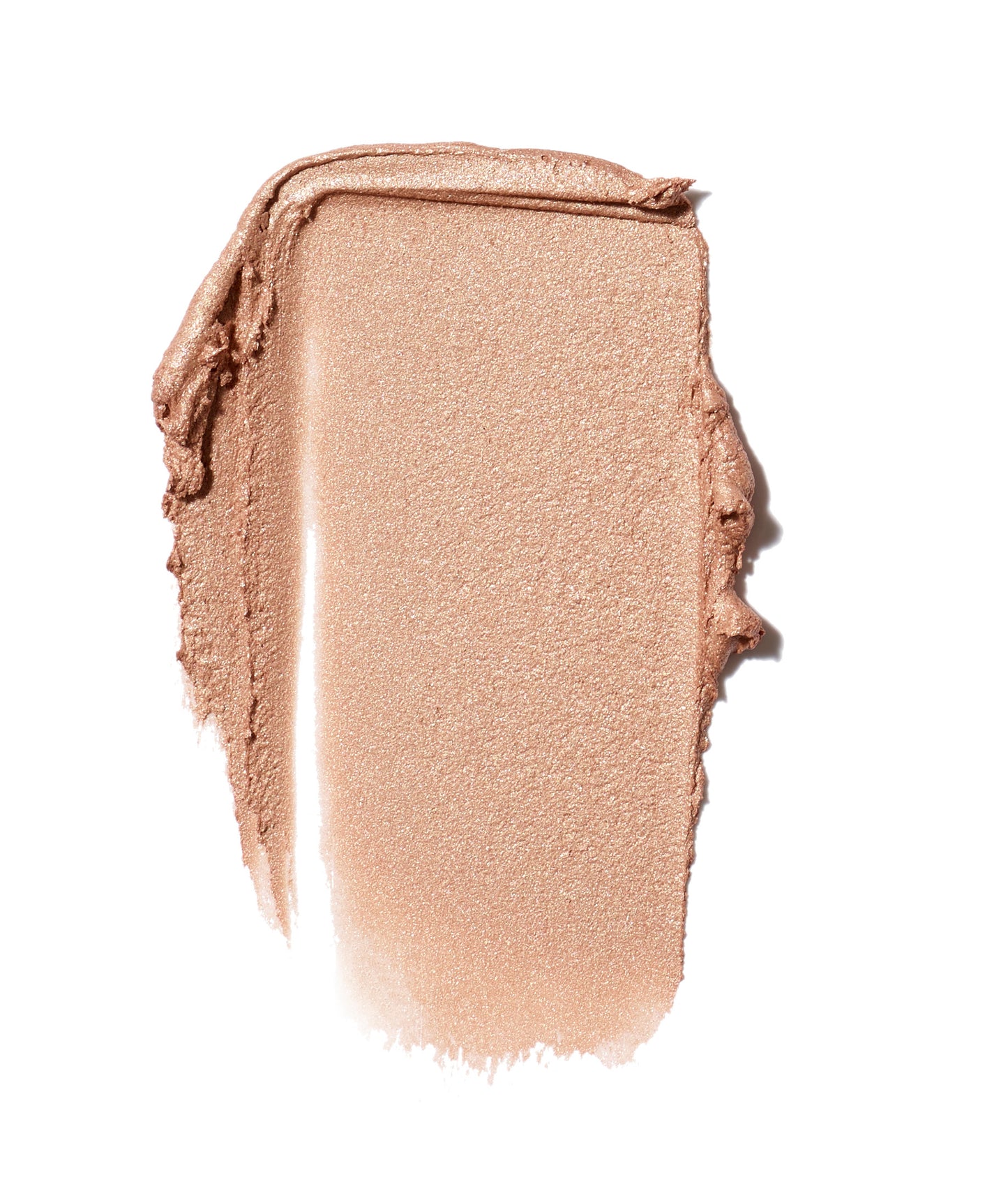 ColorLuxe Eye Shadow Stick close-up, creamy texture spread on white, showcasing its smooth, blendable formula ideal for effortless, long-wearing eye makeup application.