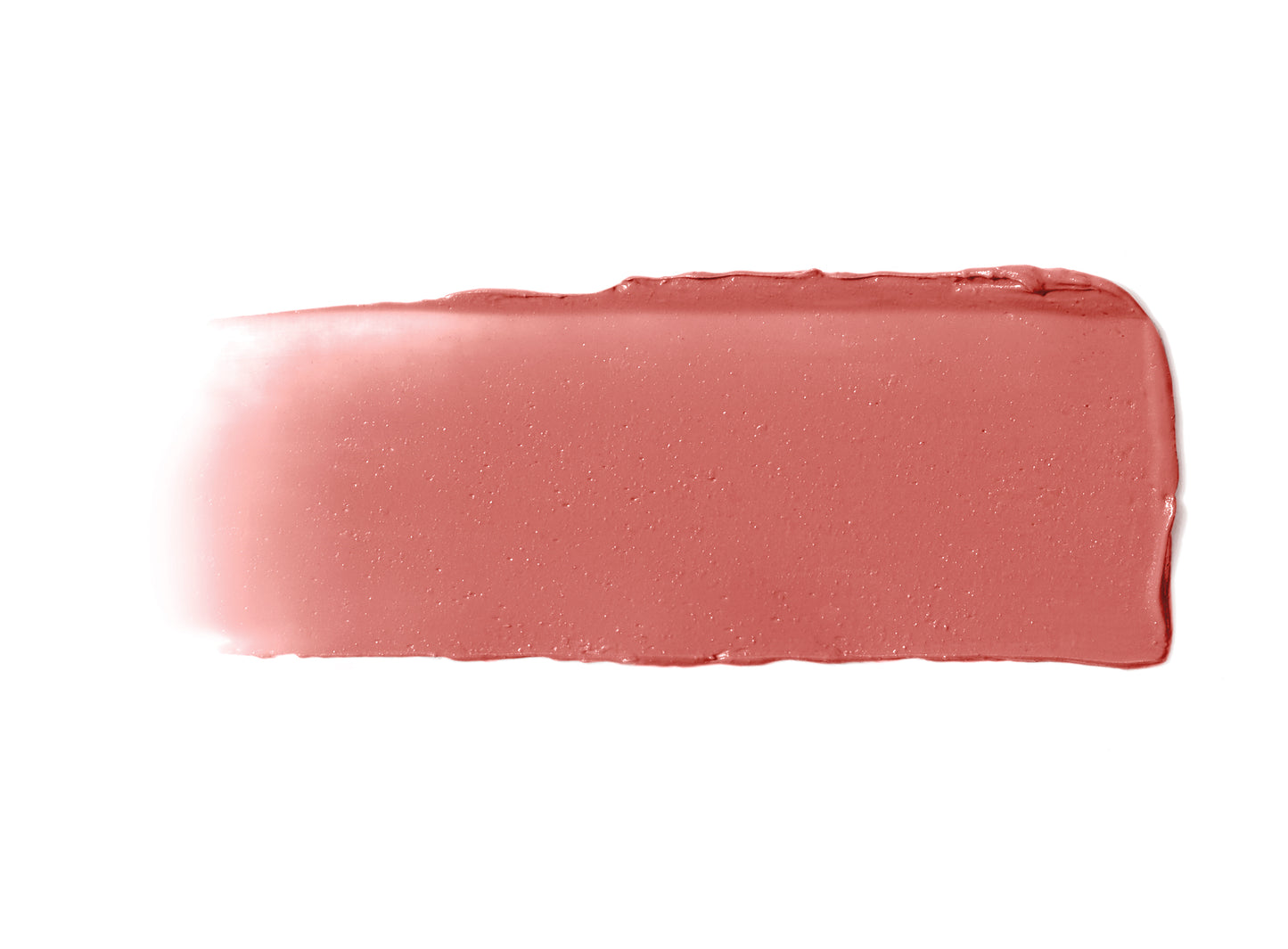 Glow Time® Blush Stick swatch displays a creamy, coral-pink texture, highlighting its smooth, buildable formula for a natural, skin-like finish.