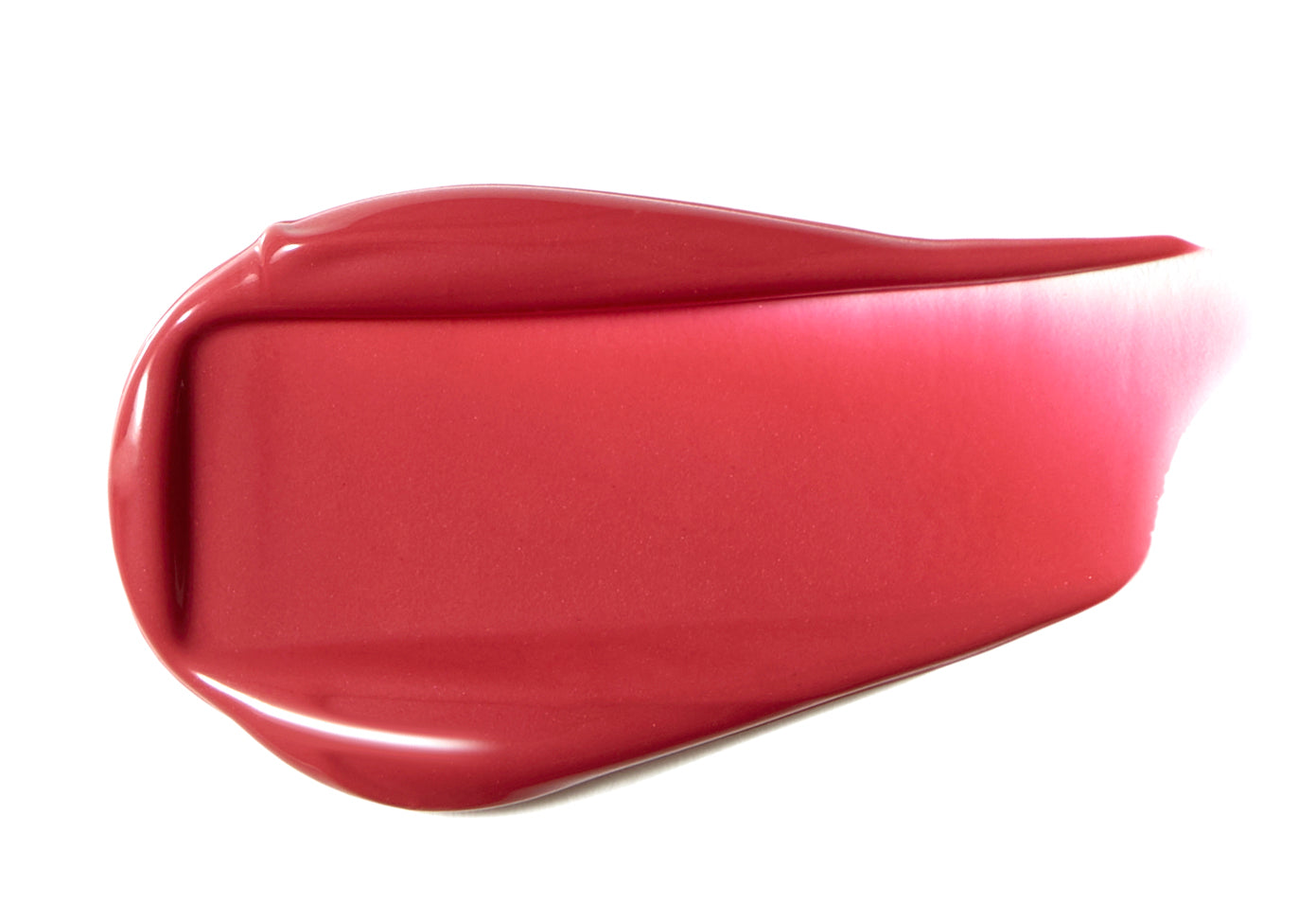 ColorLuxe Liquid Blush swatch on white background, showcasing its smooth, glossy texture; a buildable, seamless, long-lasting blush that blends effortlessly for a natural glow.