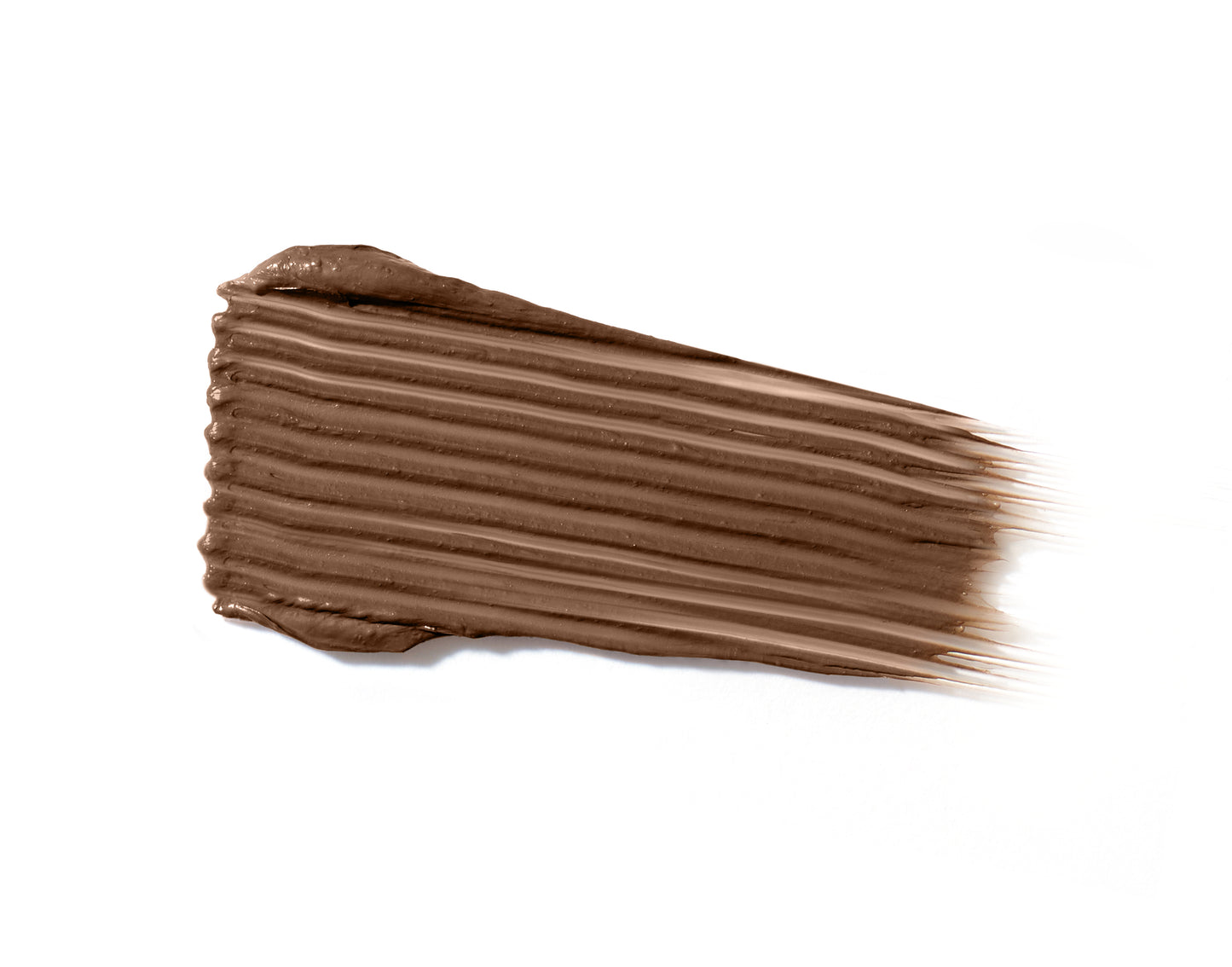 PureBrow® Brow Gel swatch illustrates smooth application with visible brush strokes, showcasing its defining and grooming capabilities for natural, healthy-looking brows.