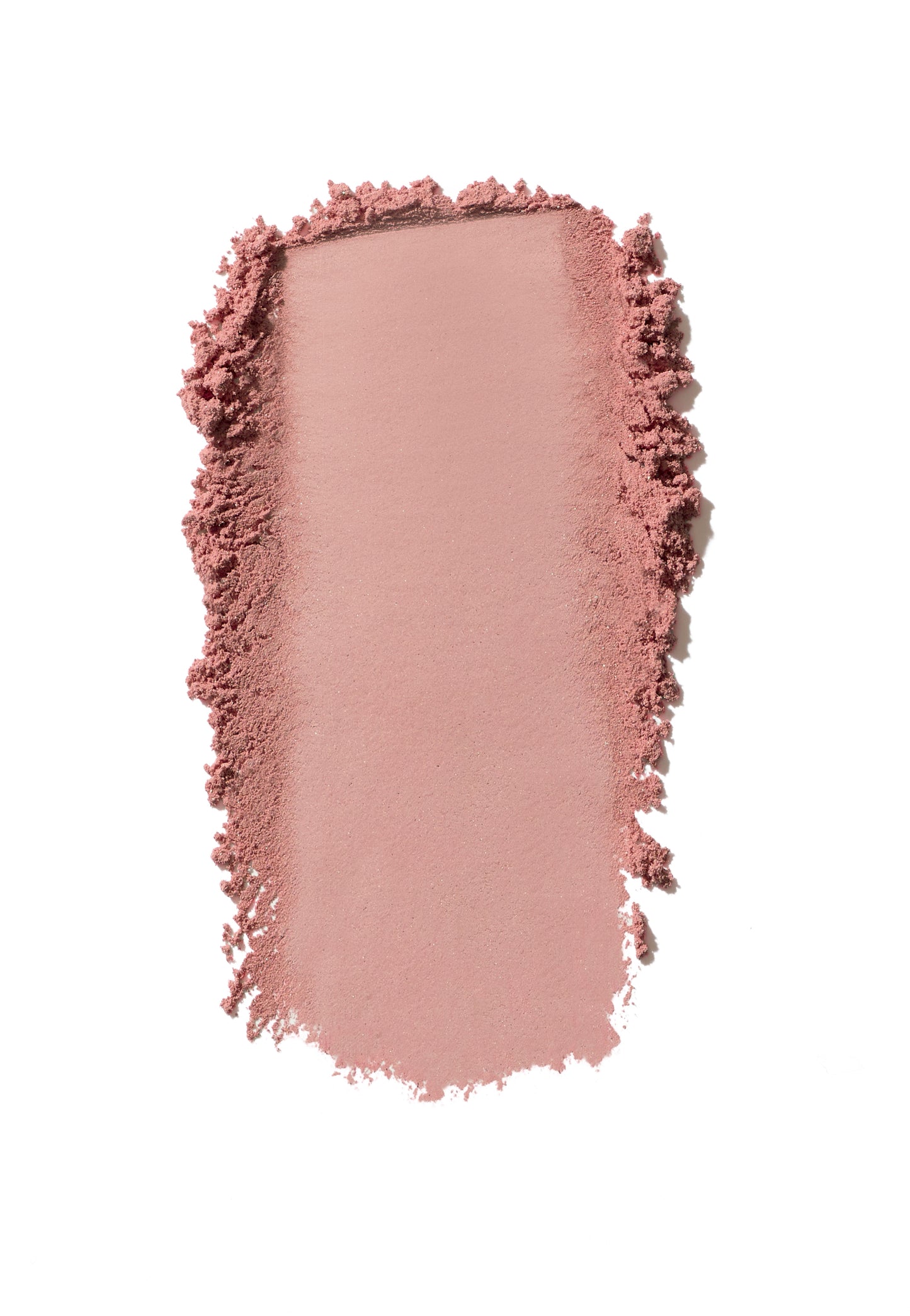 PurePressed® Blush swatch, a finely milled rosy-pink mineral powder, showcasing its silky, buildable texture for a natural-looking, long-lasting flush.