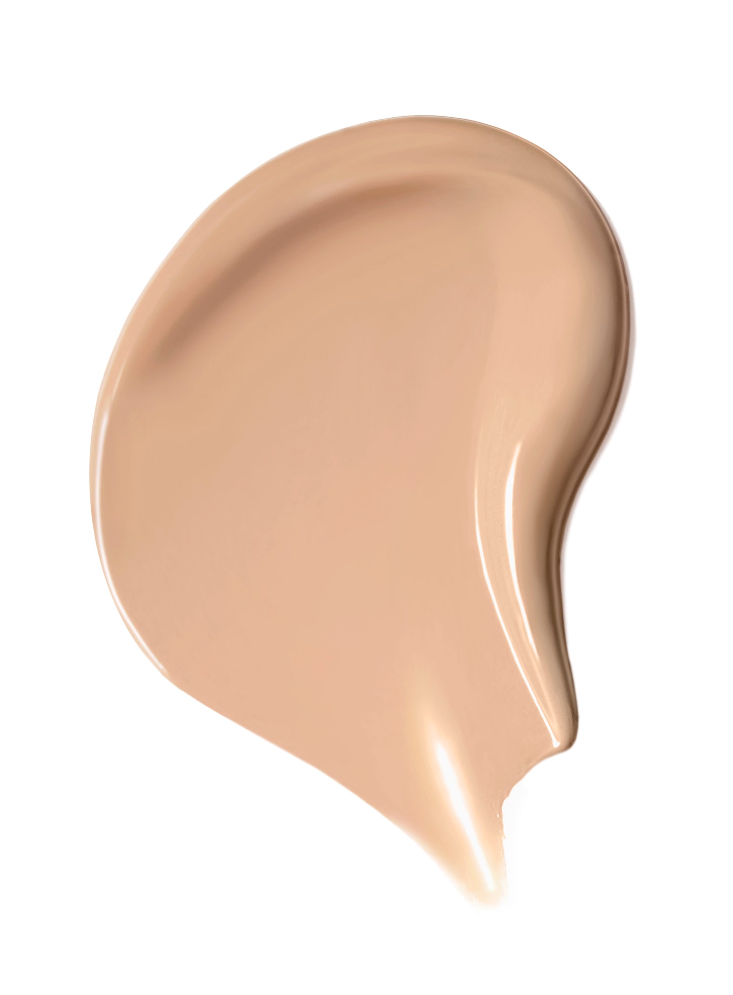 Skintuition SPF 30 Radiance-Boosting Liquid Foundation swatch showcasing its smooth, beige-tan texture, highlighting the product's medium-to-full coverage and skincare-infused formula.