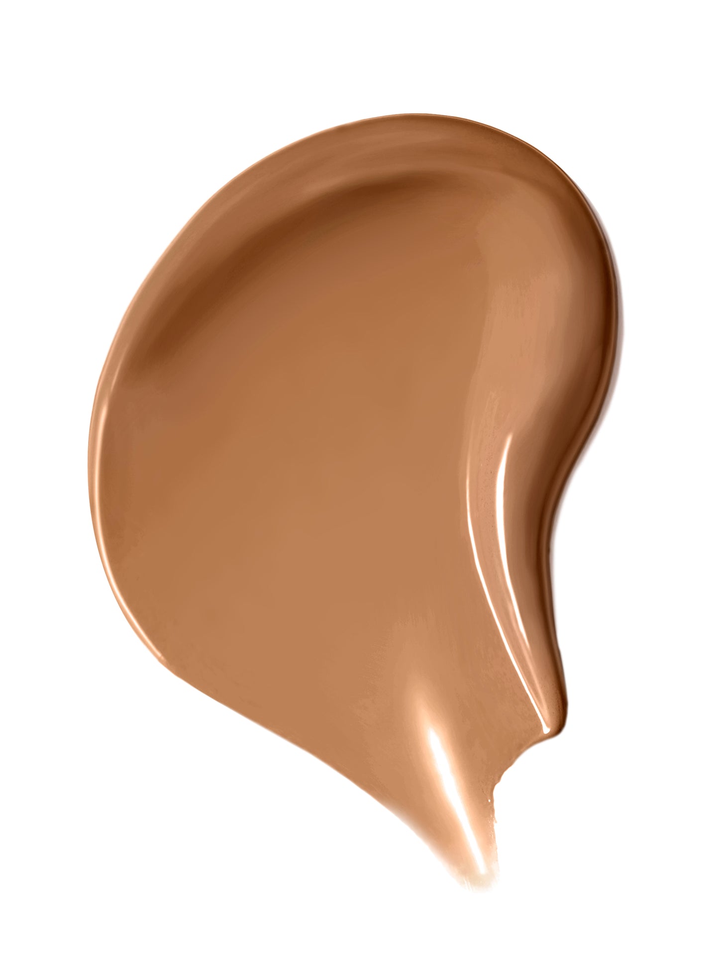 Skintuition SPF 30 Radiance-Boosting Liquid Foundation swatch; creamy teardrop shape, showcasing its luminous, buildable coverage and skincare-infused formula from Beauty Shop Bellaire.