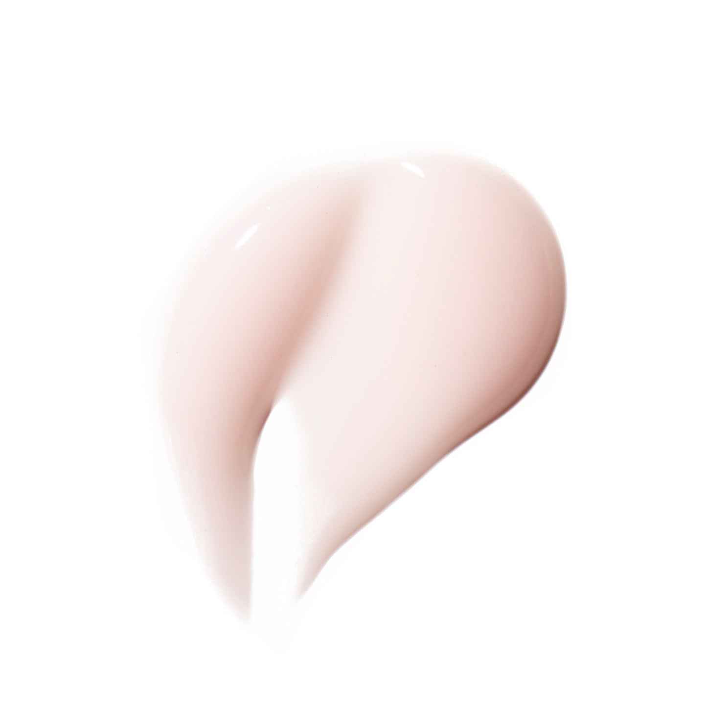 Smooth Affair® Brightening Face Primer swatch; creamy, teardrop-shaped, showcasing its hydrating and line-smoothing qualities for radiant, long-lasting makeup application.
