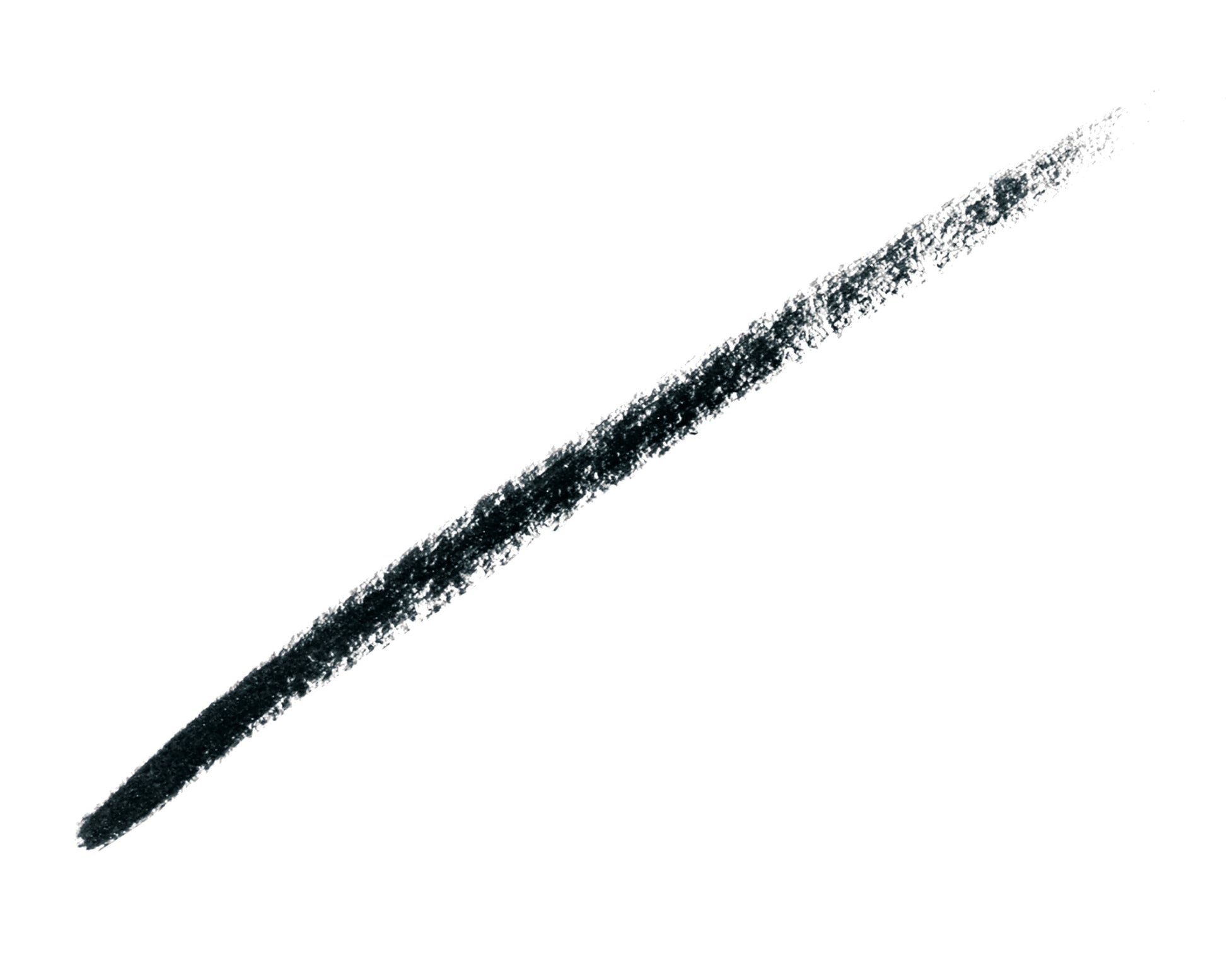 Mystikol® Powdered Eyeliner, shown as a textured charcoal stroke, exemplifies versatile application—soft or intense—for sensitive eyes, aligning with Beauty Shop Bellaire's clean beauty ethos.