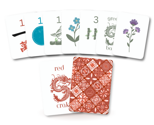 The Mahjong Learning Tile Cards