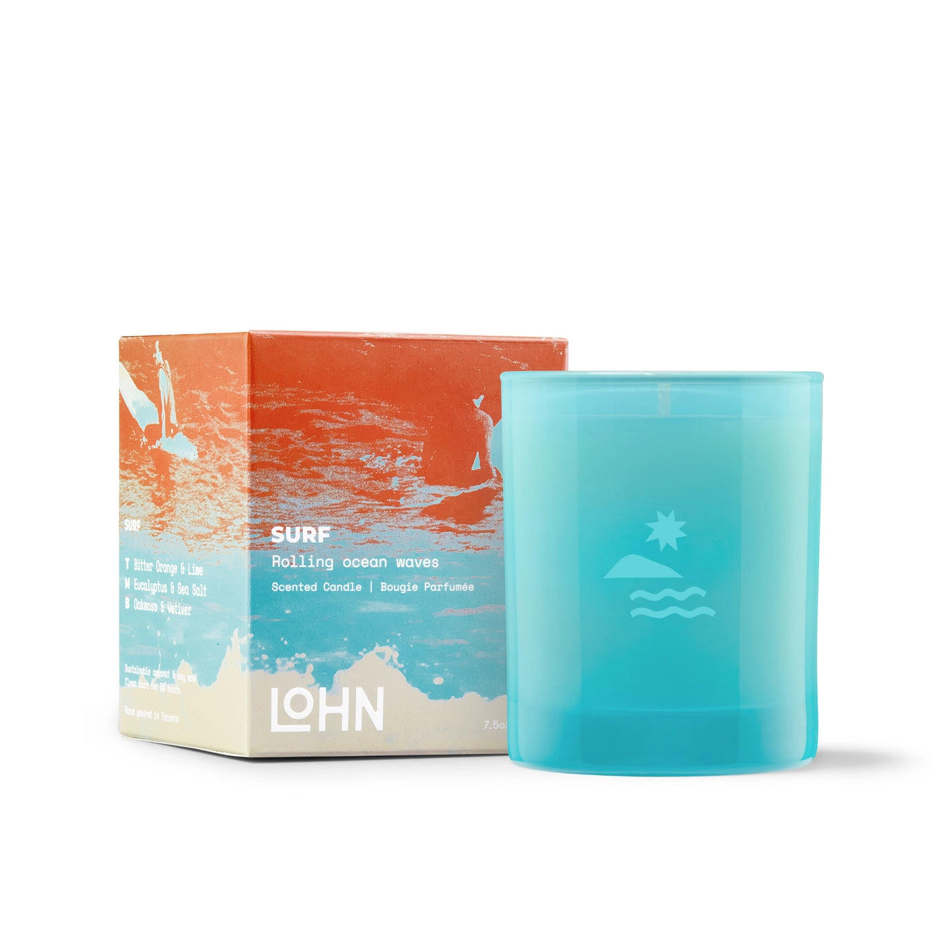 Surf Candle - Rolling Ocean Waves