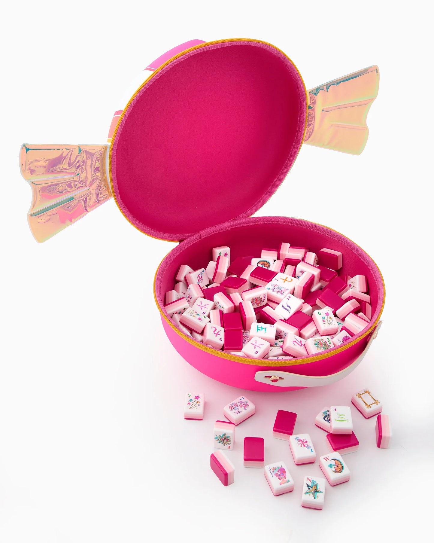 Glitterville Candy Mahjong Tile Bag
