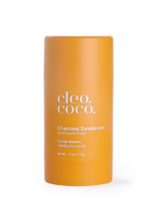 Charcoal Deodorant - Cocoa Beach, Vanilla Coconut