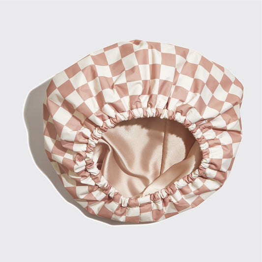 Satin-Lined Flexi Shower Cap