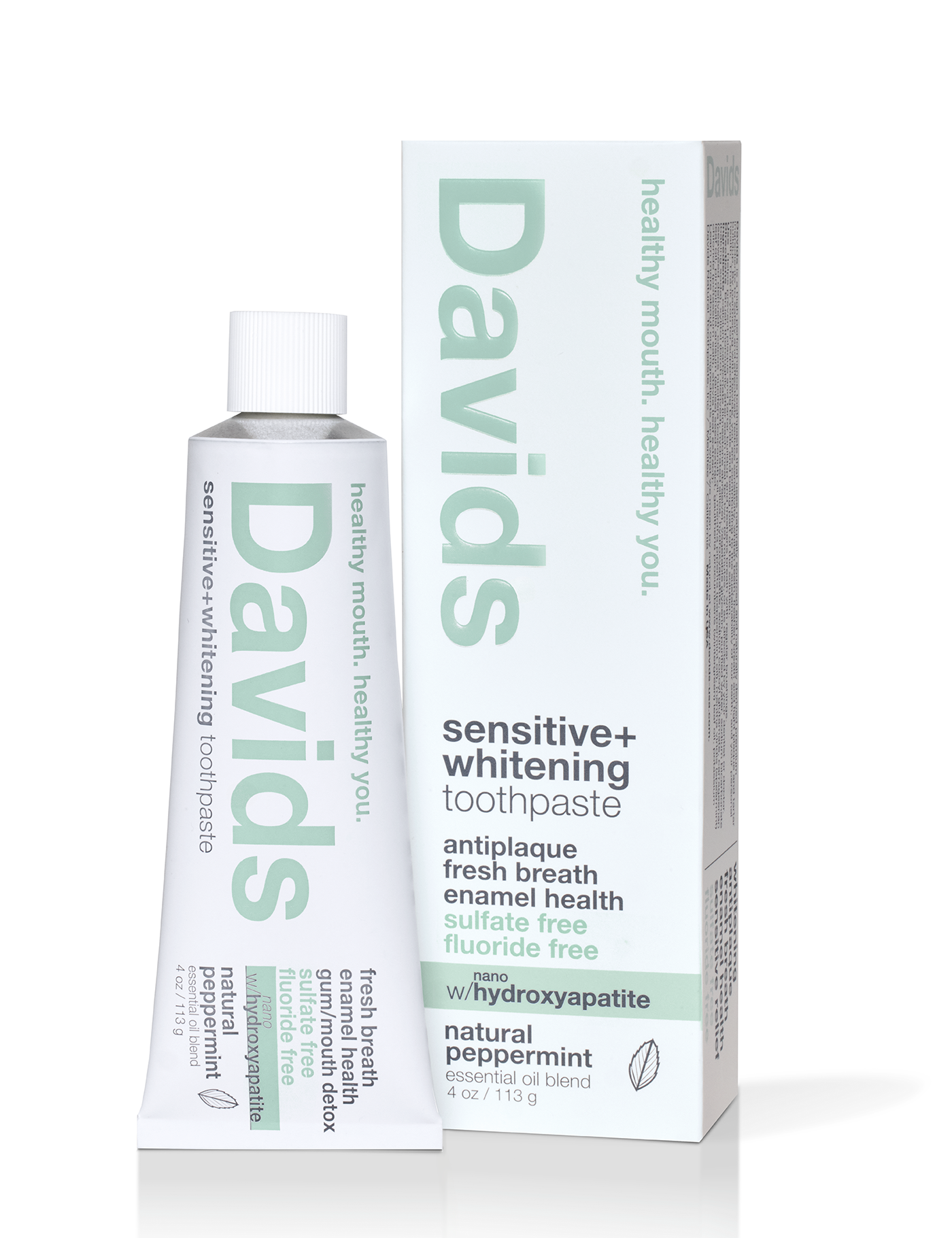 Sensitive + Whitening Nano-Hydroxyapatite Premium Toothpaste - Peppermint