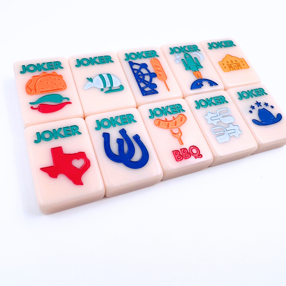 The Texas Mahjong Tiles