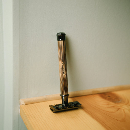 Safety Razor Stainless Steel and Bamboo