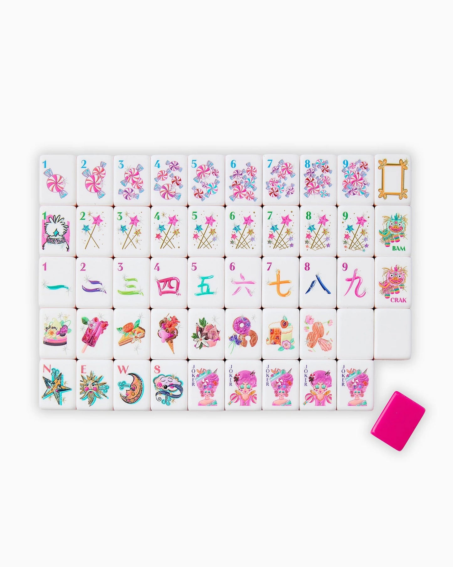 Glitterville Mahjong Tiles