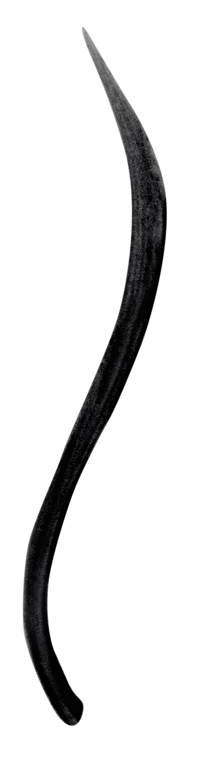 Liquid Eyeliner: A bold, smooth black line, representing precise application and smudge-resistant wear, ideal for sensitive eyes.