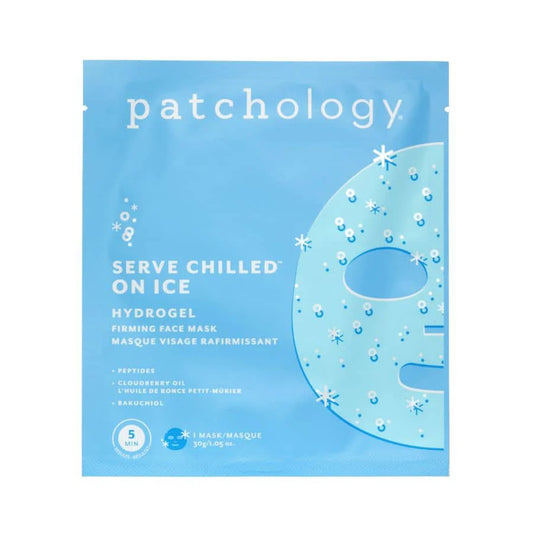 Serve Chilled on Ice Hydrogel Firming Face Mask