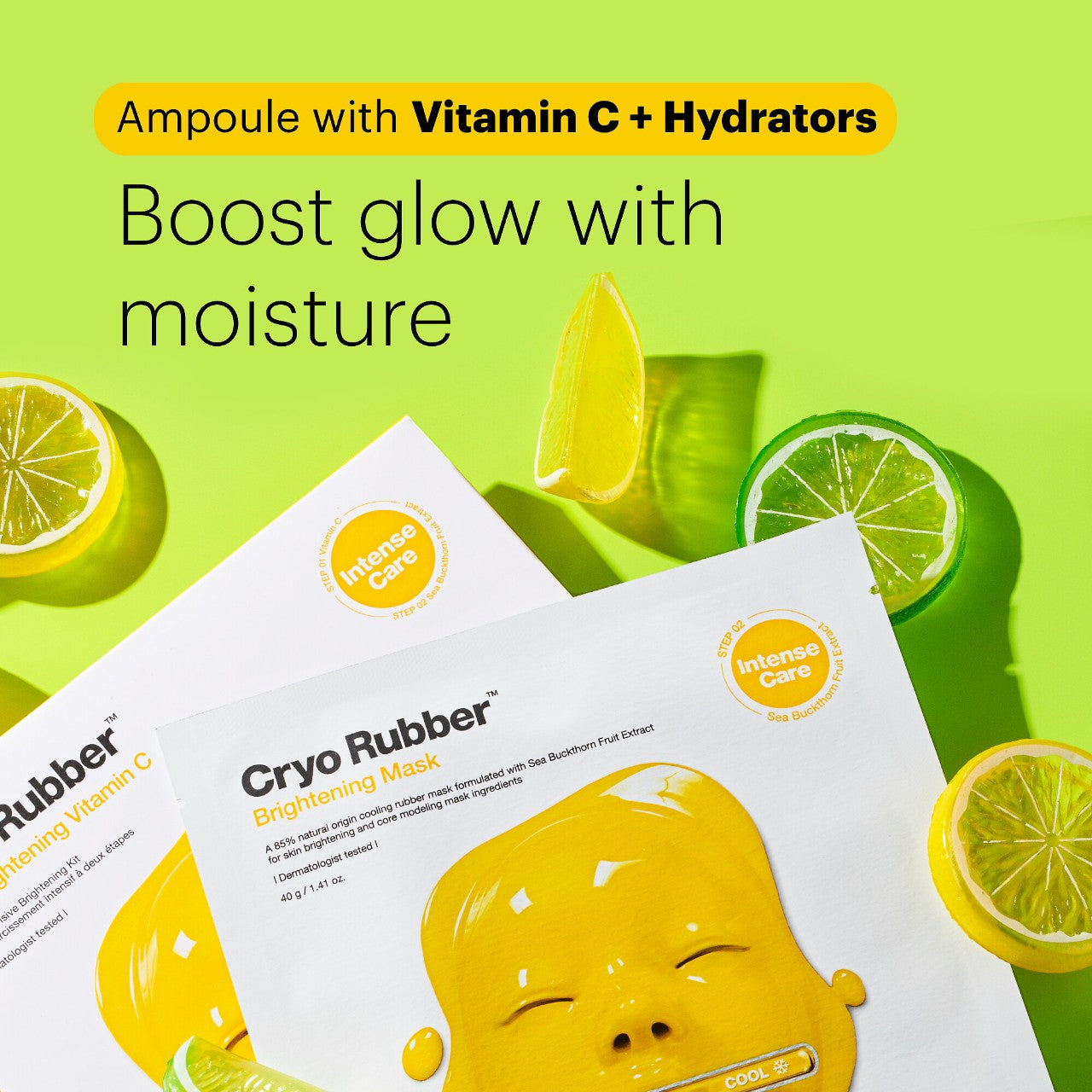 Cryo Rubber Mask with Brightening Vitamin C Ampoule