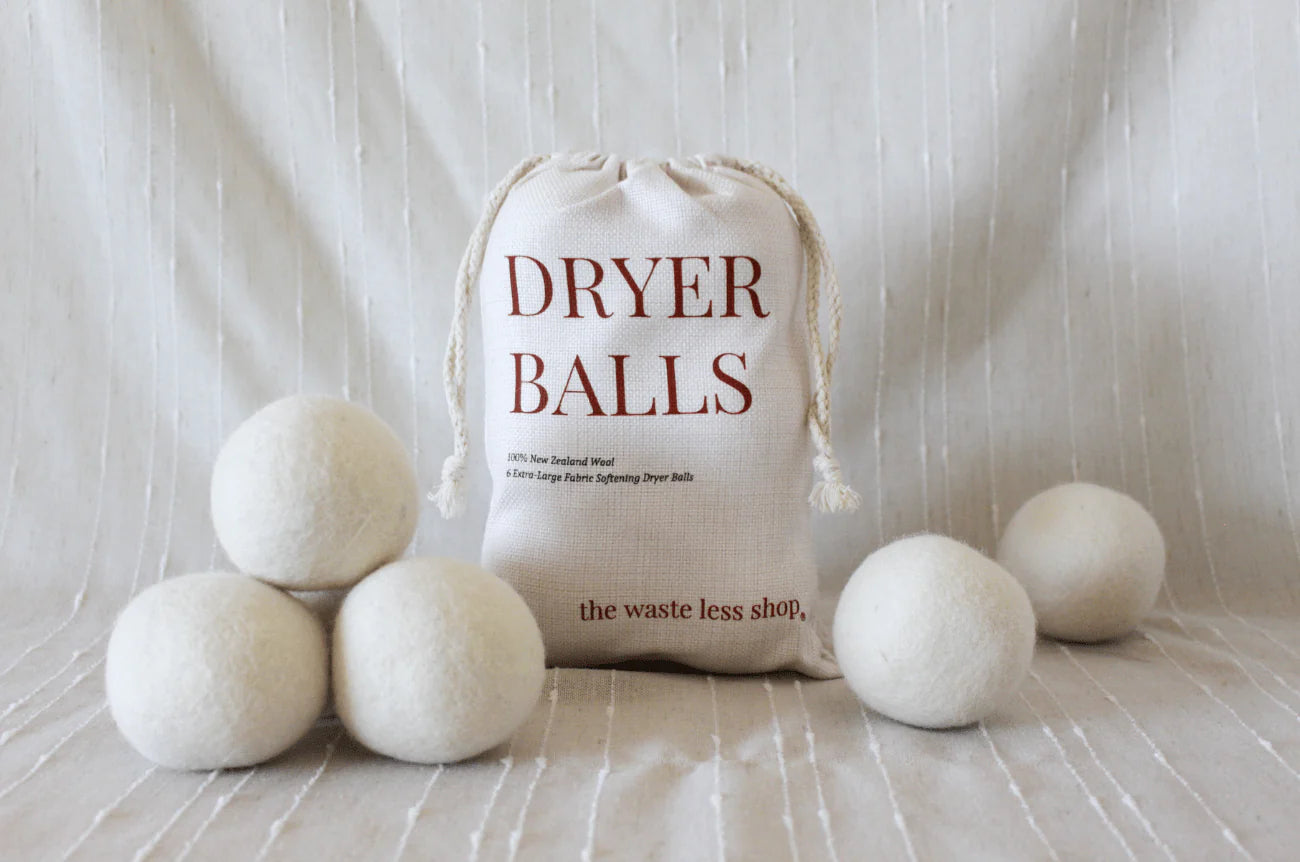100% Wool Dryer Balls - Bag of 6