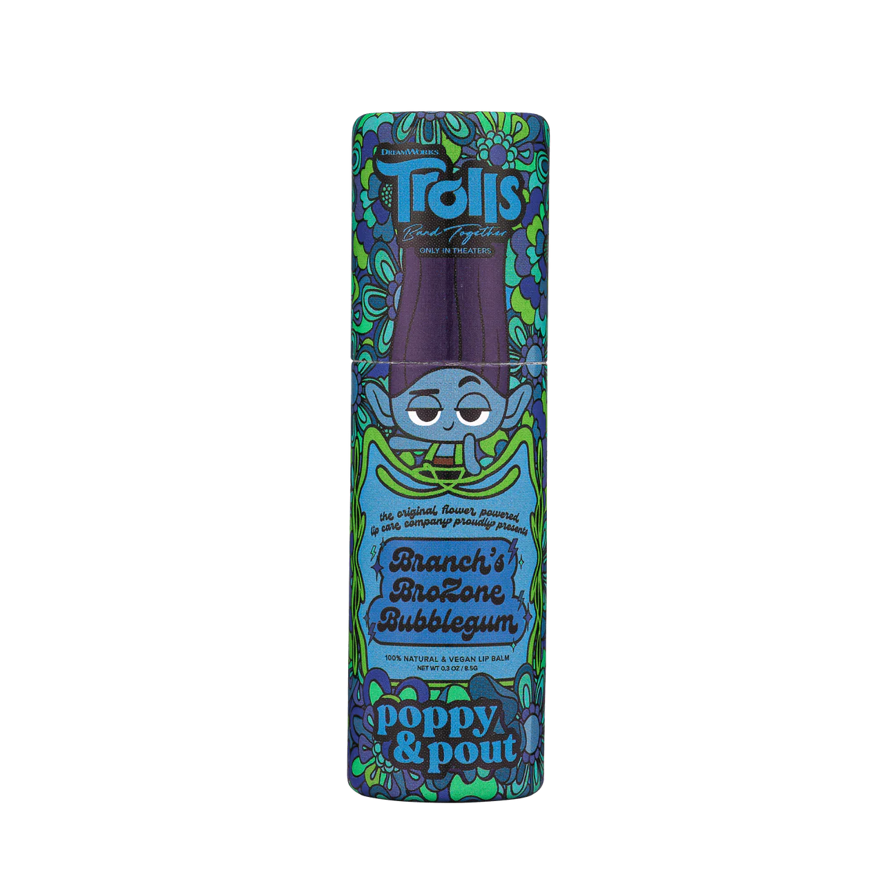 Trolls Band Together x Poppy & Pout Vegan Lip Balm