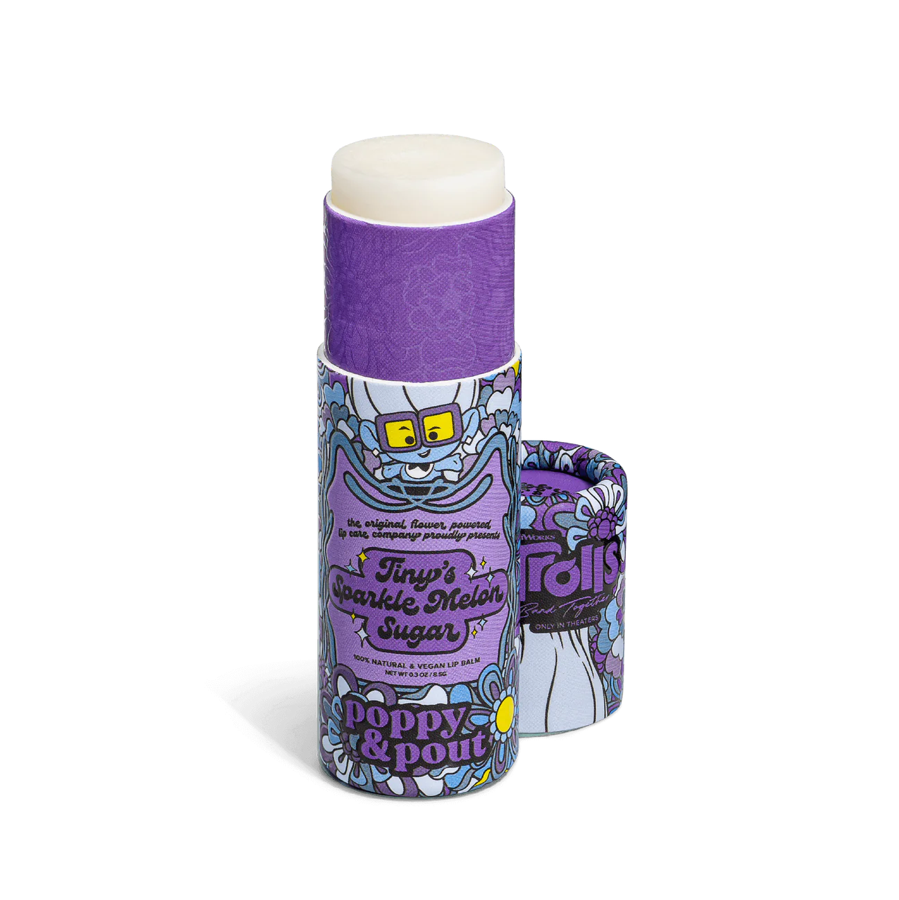 Trolls Vape And Smoke Trolls Band Together, Vegan Lip Balm, Tiny Sparkle  Melon Sugar I vape
