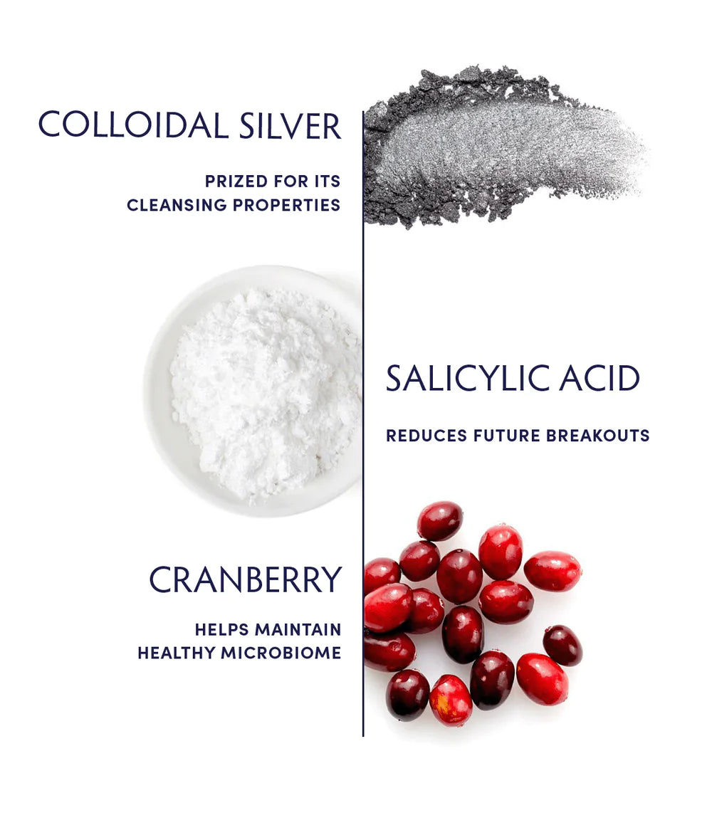 Colloidal Silver & Salicylic Acid Acne Clearing Cleanser