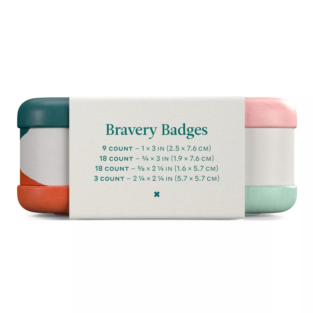 Bravery Badges Assorted Block Geo