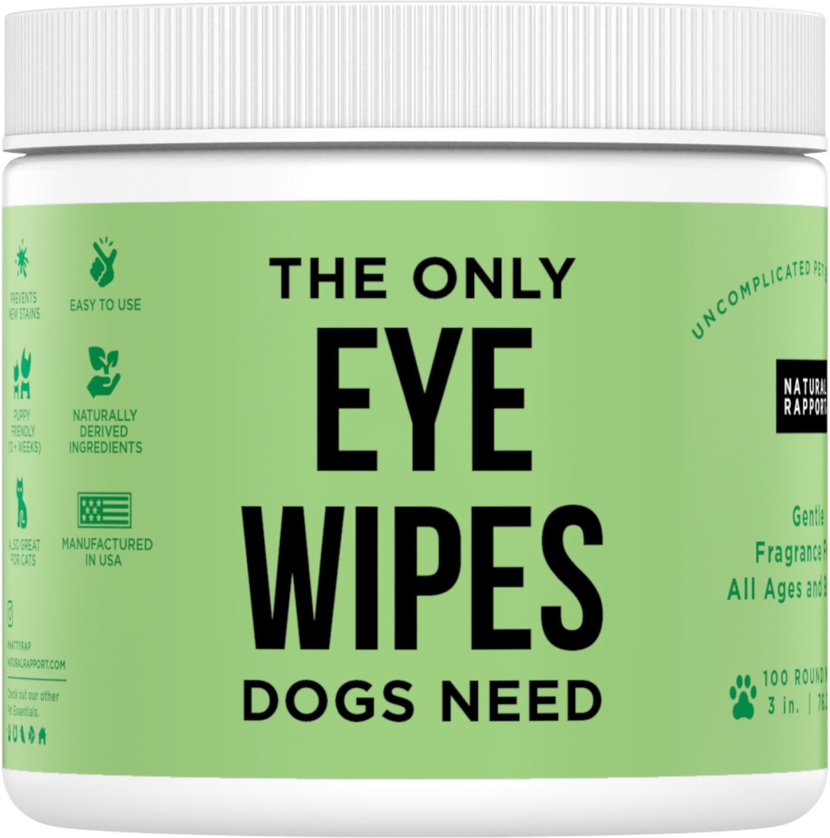 The Only Eye Wipes Dogs Need